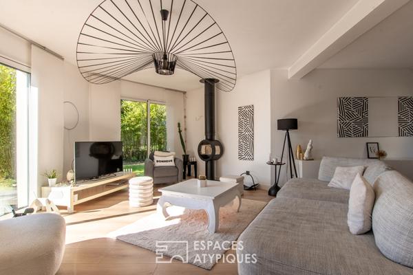 Maison familiale et contemporaine à l’esprit vacances