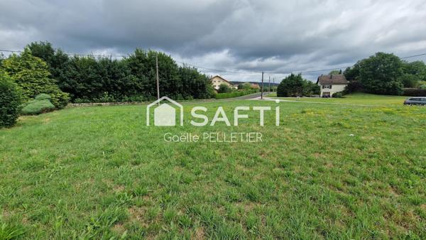 Nancray - terrain à bâtir de 1556 m2