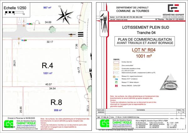 Land for sale 1 001 m² Pézenas
