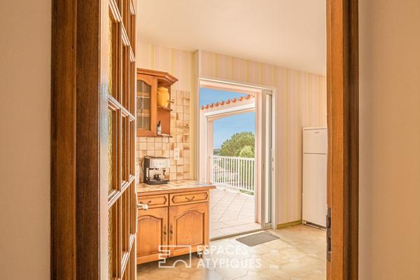 Maison avec vue mer imprenable