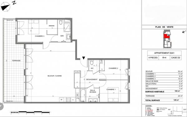 Grand 4P Appartement - Vallauris – Golfe-Juan -  Résidence neuve avec piscine