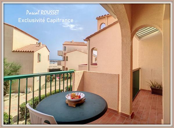 A vendre LEUCATE quartier naturiste, appartement type T3 de 55 m²