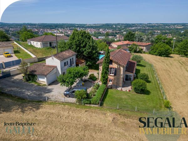 Carmaux (81400) Propriété sur les hauteurs de Carmaux