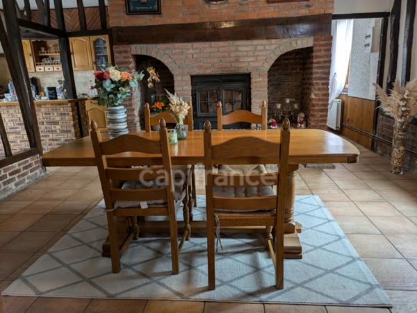 🏡 Maison de caractère – 164 m² habitables – Terrain de 2 539 m² – Morvillers-Saint-Saturnin