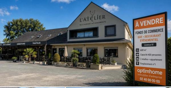 À VENDRE – FONDS DE COMMERCE BAR, RESTAURANT & ÉVÉNEMENTIEL SAVENAY (44)