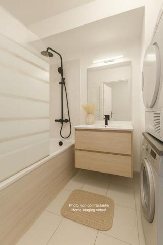 VANNES Beaupré Kersec. Appartement T4 lumineux de 75,36 m² avec ascenseur, balcon sud ouest, 3 chambres et parking privatif