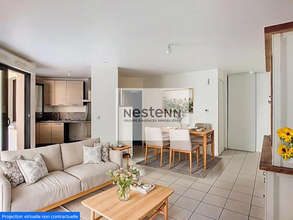 Acheter - Place du Marché à Arpajon - Essonne - Appartement 3 pièces - 5mn à pied des écoles élémentaires et lycées - ascenseur - Gare RER C - Terrasse - Immeuble récent - DPE C