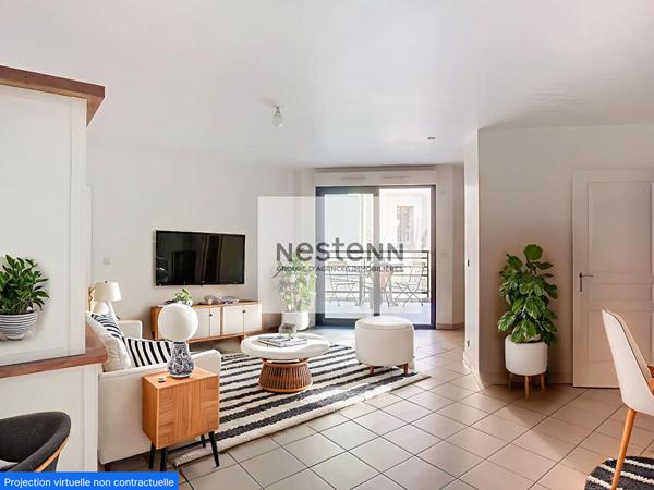 Acheter - Place du Marché à Arpajon - Essonne - Appartement 3 pièces - 5mn à pied des écoles élémentaires et lycées - ascenseur - Gare RER C - Terrasse - Immeuble récent - DPE C
