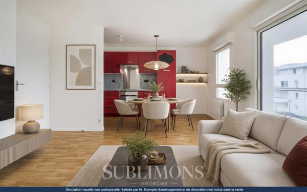 Appartement 2 pièces 44 m²