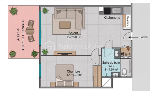 D'une surface d'environ 39 m², il offre une pièce de vie lumineuse avec cuisine ouverte, une chambre confortable, une salle d'eau avec WC et une agréable terrasse en bois d'environ 8 m², idéale pour profiter d'un espace extérieur en toute tranquillité.

L'appartement est vendu en excellent état, sans travaux à prévoir. Son double stationnement privatif en sous-sol constitue un véritable atout, rare sur le secteur.

Vous apprécierez également la qualité de la résidence, sa gestion rigoureuse et ses charges de copropriété maîtrisées. Le logement bénéficie d'une bonne performance énergétique (DPE C), gage de confort et de maîtrise des consommations.

Les atouts du bien

✔ Résidence récente (2020) et sécurisée
✔ Appartement prêt à emménager
✔ Terrasse privative
✔ Double parking en sous-sol sécurisé
✔ DPE C – Bonne performance énergétique
✔ Faibles charges de copropriété
✔ À proximité immédiate du centre-ville, des commerces, du lac et des plages landaises

Que vous recherchiez votre résidence principale, un pied-à-terre sur la côte landaise ou un investissement patrimonial, cet appartement constitue une belle opportunité.