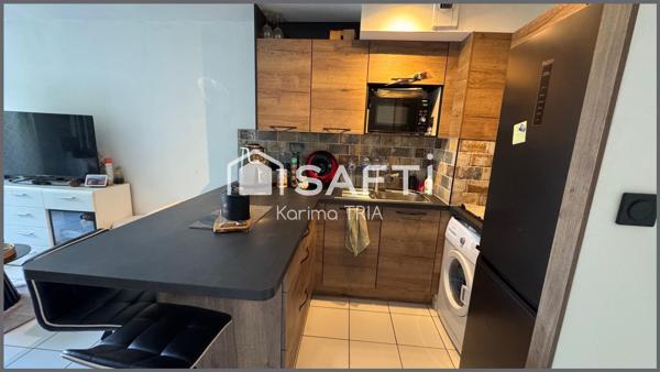 Appartement duplex 2 pièces avec terrasse, balcon, piscine et parking
