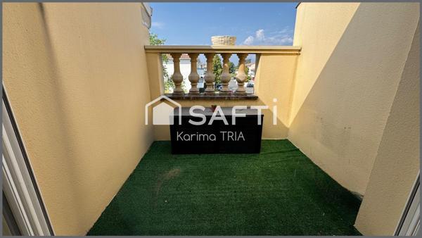 Appartement duplex 2 pièces avec terrasse, balcon, piscine et parking