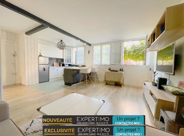 VELIZY QUARTIER MAIRIE - HYPER CENTRE - APPARTEMENT 53m2 - BON ETAT - FAIBLES CHARGES et TAXE FONCIERE - CAVE
