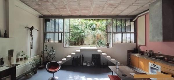 Appartement à vendre 5/6 pièces LES LILAS (93), loft + local atelier+ jardin privatif +garage et cave