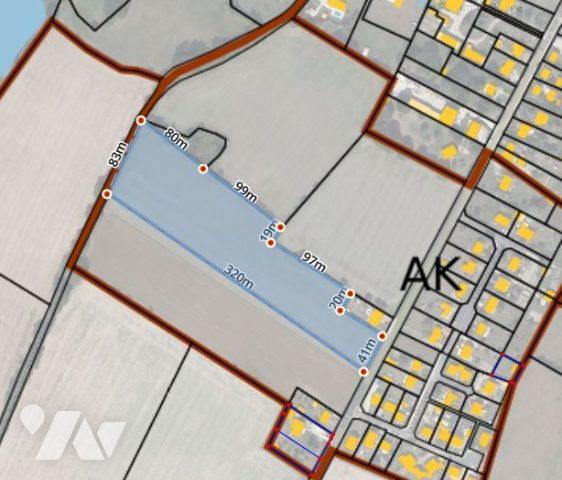 Terrain 2ha avec partie à bâtir, Blancafort