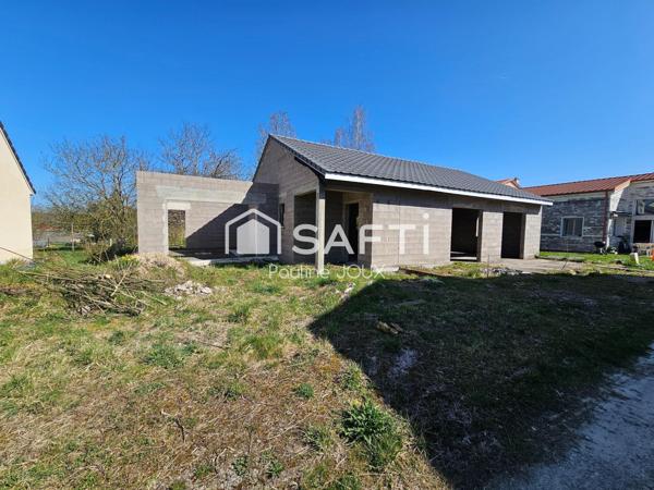 Maison en cours de construction 119m2 avec terrain