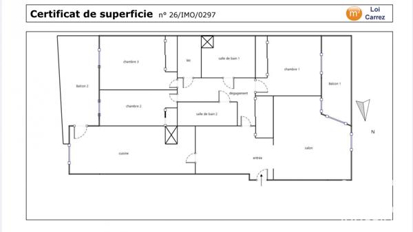 Appartement à vendre 4 pièces 106 m² Lyon 8