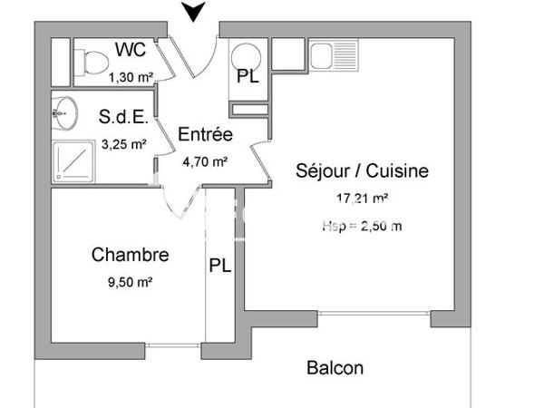 Location Appartement 2 pièces 36.03 m² - 10, 12 ET 14 RUE DE TROROZEC Lannion 22300