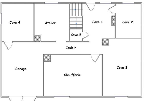 Maison au calme, 3 chambres, terrain 8 ares