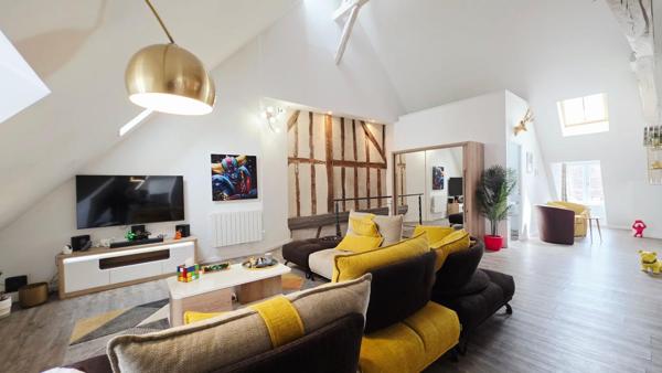 BOURGES CENTRE APPARTEMENT LOFT 106M² 3 CHAMBRES