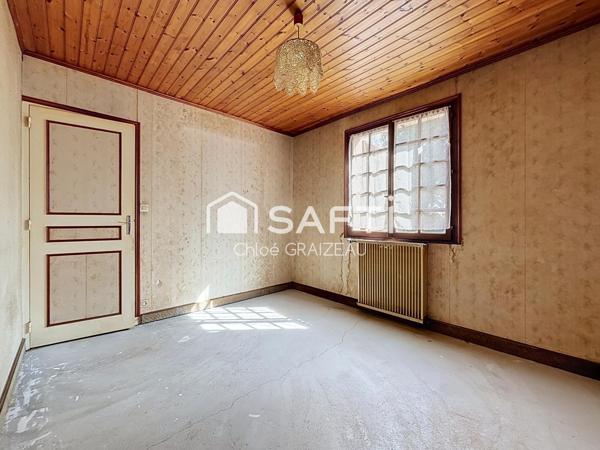 Maison de plain-pied, 89 m² habitables, garage