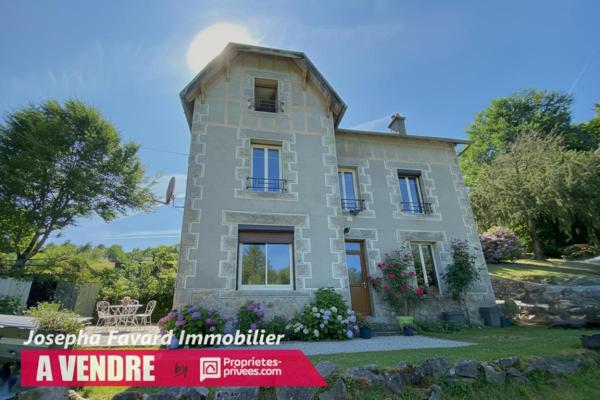 Maison de caractère de 158 m² avec 5 chambres et grand terrain à Bugeat