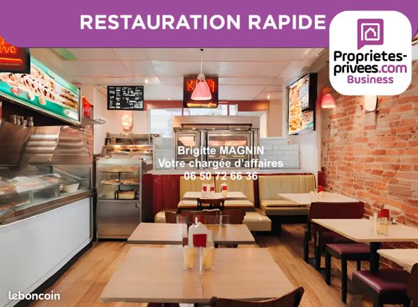 75012 PARIS : RESTAURANT 140 M² - GROSSE EXTRACTION - 60 COUVERTS + TERRASSE - EMPLACEMENT N° 1 - TOUTE RESTAURATION