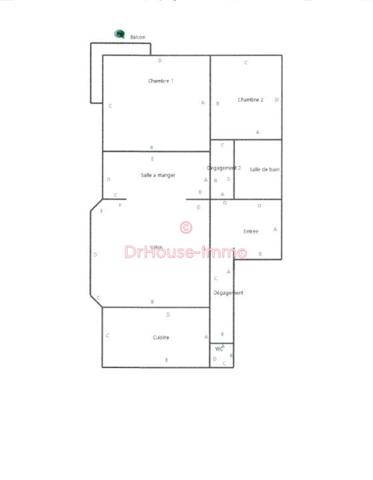 Appartement à vendre 3 pièces de 94 m²