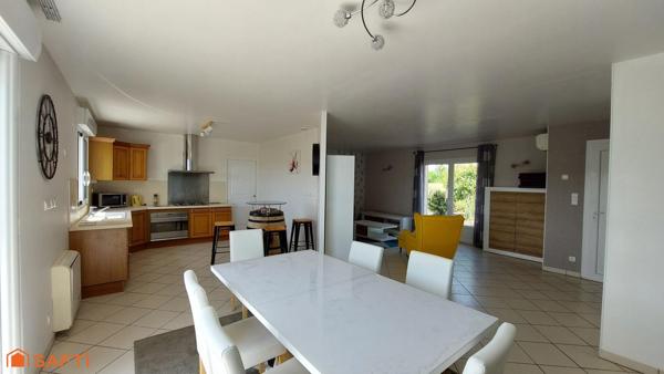 Pavillon de plain-pied - 3 chambres - 124 m²