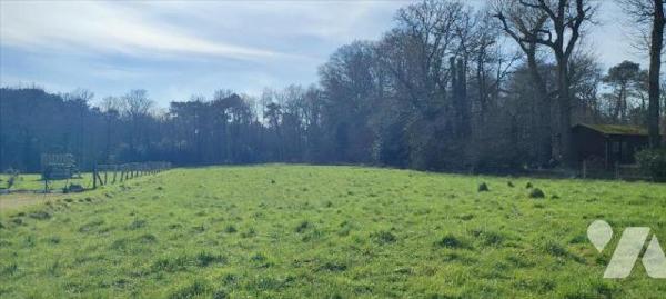  Dans hameau,  Beau Terrain, exposé Sud de 3601 m², dont environ 1780 m² constructible. Belle f...