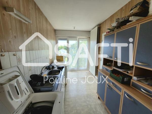 Appartement 2 pièces avec garage et cave, loué