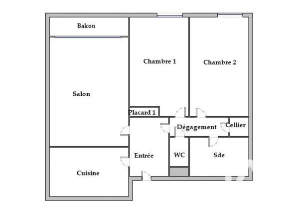 Appartement à vendre 3 pièces 68 m² L'Haÿ-les-Roses