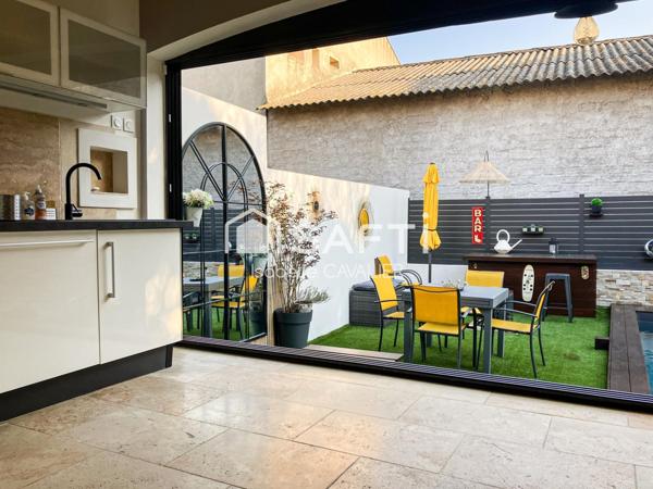 Maison mitoyenne avec piscine St saturnin les Avignon