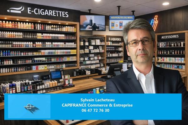 à vendre GUINGAMP (22) fonds de commerce Vape/E-Liquides