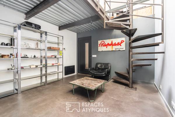 Loft en duplex au sein d’une ancienne résidence d’artistes