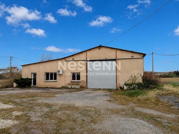 SAVERDUN : IDEAL PROJET PROFESSIONNEL, A VENDRE HANGAR ET CREATION D'UN LOGEMENT DE FONCTION