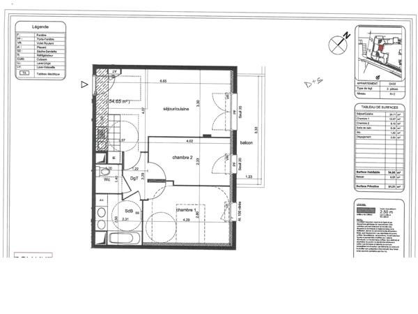 Appartement - À vendre - 55 m² - RAMBOUILLET | The Door Man
