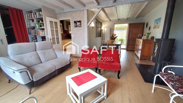 Maison familiale lumineuse avec véranda et jardin impeccable – 127 m² – 4 chambres- espace camping car