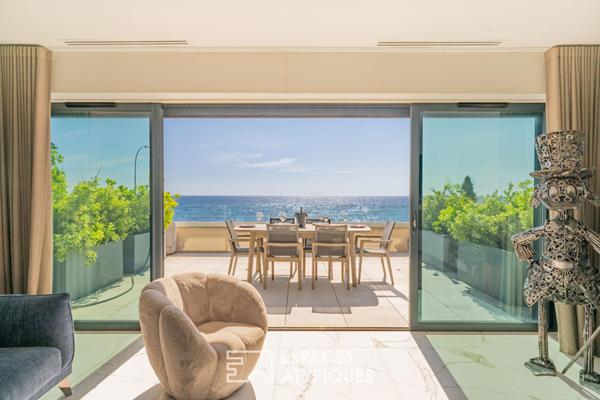 Appartement d’exception en première ligne, vue mer et toit-terrasse