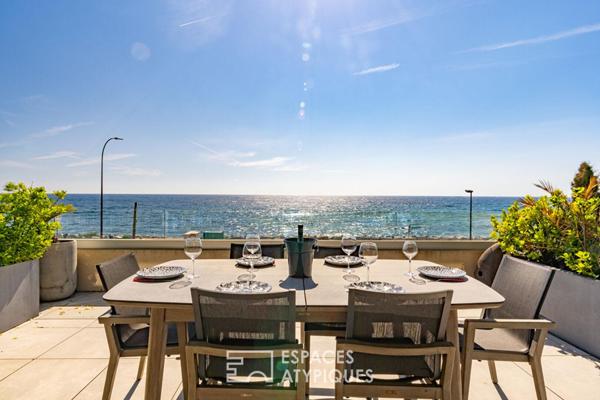 Appartement d’exception en première ligne, vue mer et toit-terrasse