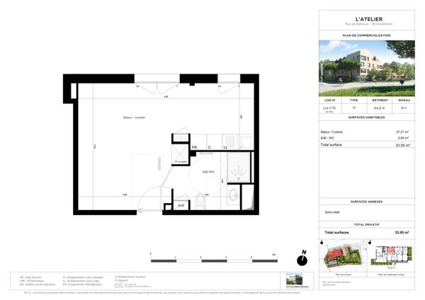 Appartement T1 bis
