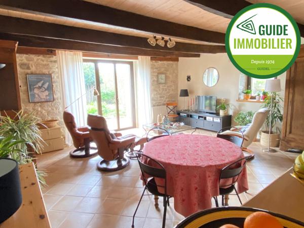 LES PLAGES A PIED MAISON EN PIERRES A GUIDEL