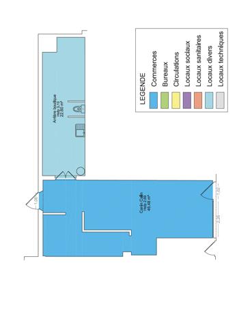 Droit au bail à vendre 69 m² Soisy-sur-Seine