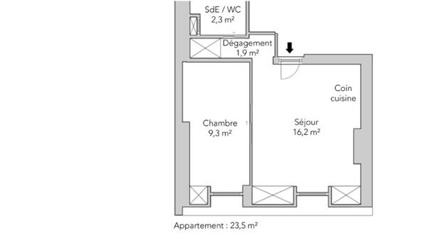 Appartement Paris 17e - PONCELET / BAYEN