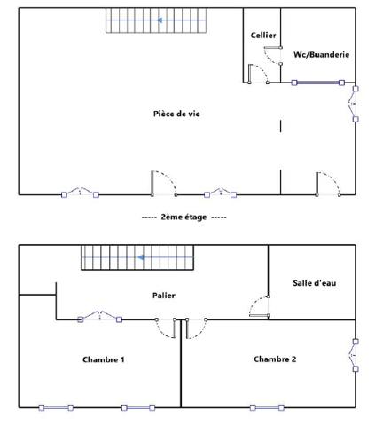 Appartement T3 duplex en hyper centre