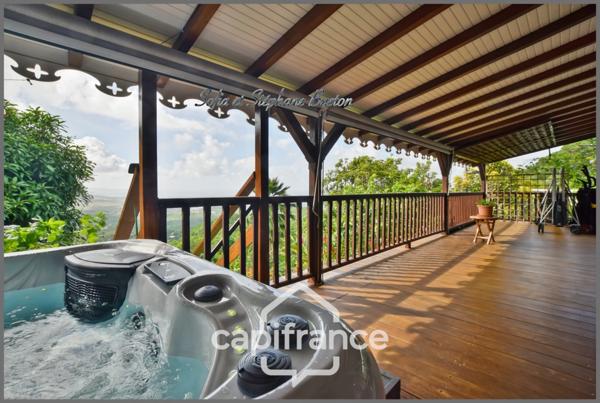 A vendre – Le Diamant - Villa P5 – 105m2 avec vue mer, spa et jardin tropical 826m2 – Martinique (972)