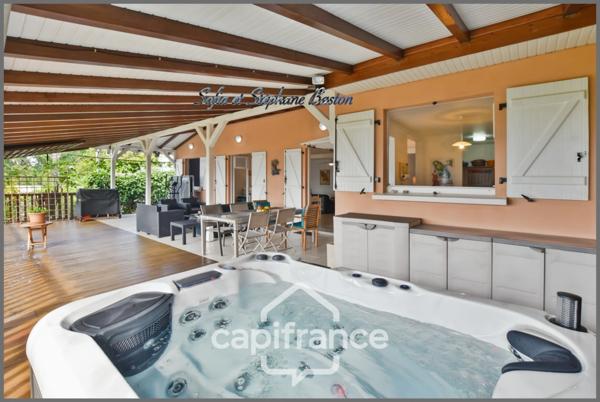 A vendre – Le Diamant - Villa P5 – 105m2 avec vue mer, spa et jardin tropical 826m2 – Martinique (972)
