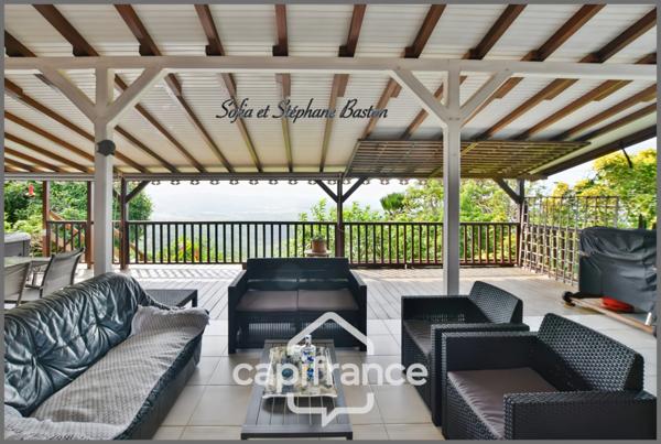 A vendre – Le Diamant - Villa P5 – 105m2 avec vue mer, spa et jardin tropical 826m2 – Martinique (972)