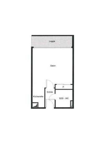 Appartement F1 à vendre  1 pièce - 23,83 m2 PARIS - 75015