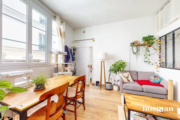 Appartement 2 pièces de 45 m² - Rue de la Roquette, Paris - 3ème étage dans un immeuble ancien
